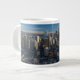 Tasse Géante Vue aérienne d'horizon de ville de Seattle