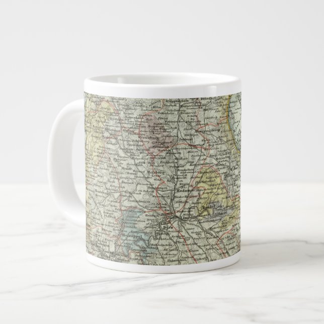 Tasse Géante Wiesbaden et Francfort Allemagne (Devant gauche)