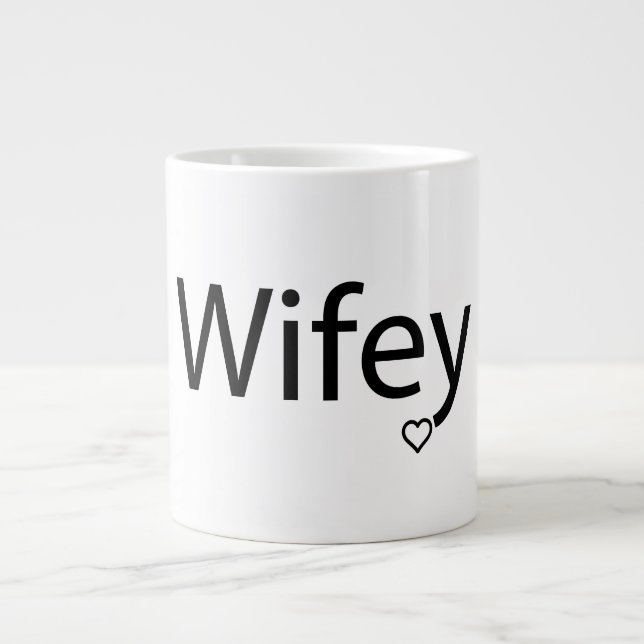 Tasse Géante Wifey - Jumbo Mug (Devant)