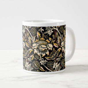 Tasse Géante William Morris arabesque floral foncé
