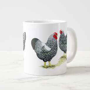 Tasse Géante Wyandottes Paire en argent