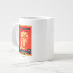 Tasse Géante Yellowstone, ancienne affiche publicitaire fidèle