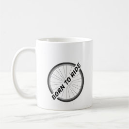 Tasse "Geboren zu fahren" Raddesign