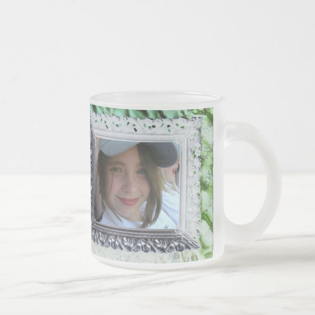 Tasse gefror antiken Rahmen (Rechts)
