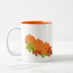 Tasse: Gefühl Herbst Zweifarbige Tasse
