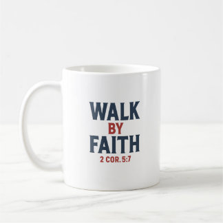 Tasse 'Gehe im Glauben'
