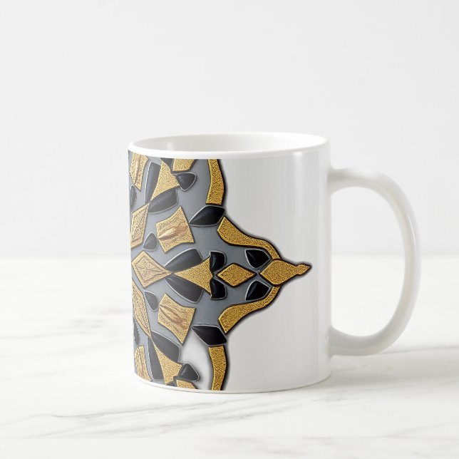 Tasse - gelb und blau (Rechts)