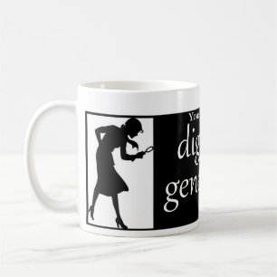 Tasse généalogique de creusement personnalisé