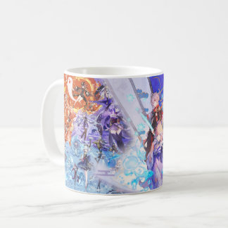 Tasse Genshin Game Xiao Raiden Hu Tao Holiday