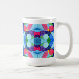 Tasse géométrique de quilles