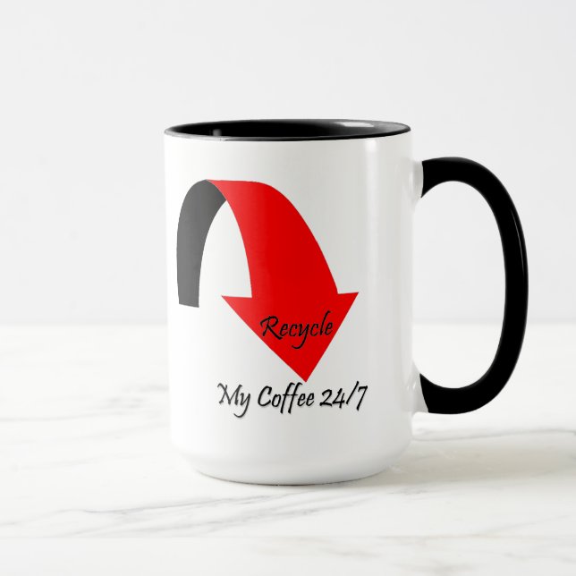 Tasse gerecycelt (Rechts)