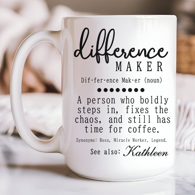 Tasse, Geschenk für Boss und Lehrer Kaffeetasse (boss gift mug, coworker gift mug, mentor appreciation gift, teacher appreciation mug, gift for her)