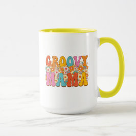 Tasse Geschenk für Mama Groovy Mama  Kaffeemaschin