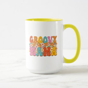 Tasse Geschenk für Mama Groovy Mama  Kaffeemaschin