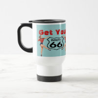Tasse Get Your Kicks auf Route 66 Roadtrip Nostalg