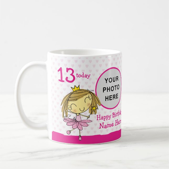 ♥ TASSE ♥ Gewohnheits-13. Geburtstags-niedliche (Links)