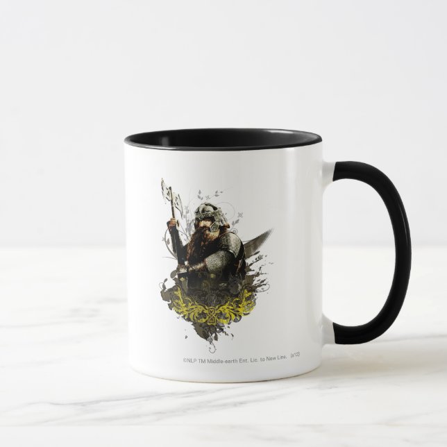 Tasse GIMLI™ Avec Collage Vecteur Ax (Droite)