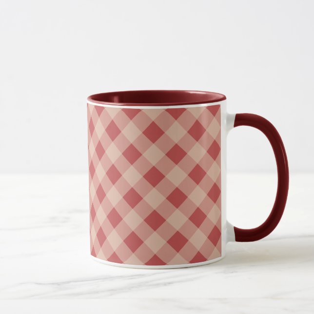 Tasse Gingham Campagne (Droite)