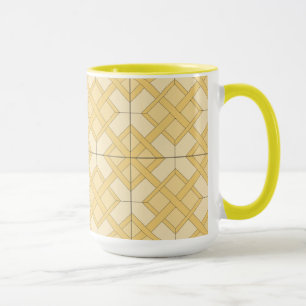Tasse - Gitter in drei Bereichen