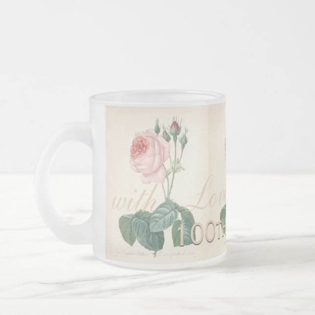 Tasse Givré 100th Le cru de célébration d'anniversaire s'est (Gauche)
