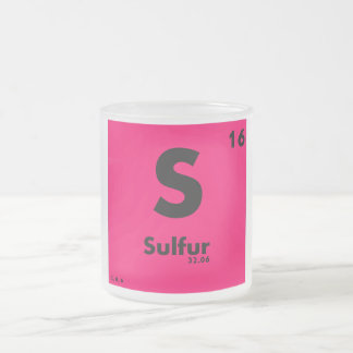 Tasse Givré 16 Tableau du soufre | des éléments périodique