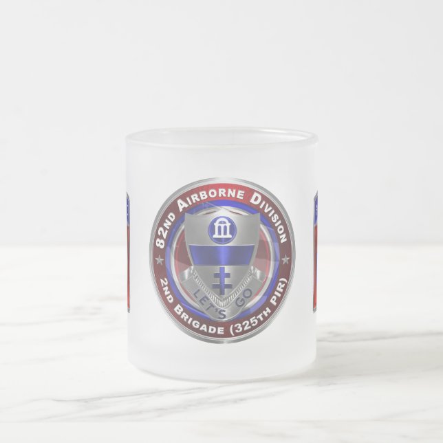 Tasse Givré 82e division aéroportée 2e brigade 325e PIR  (Centre)