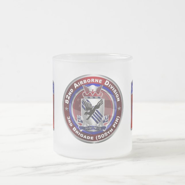 Tasse Givré 82e division aéroportée 3e brigade 505e PIR  (Centre)