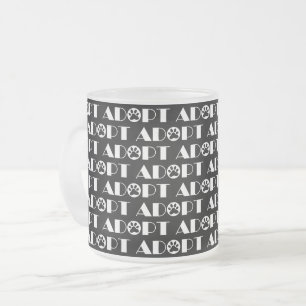 Tasse Givré Adopter chien à patte