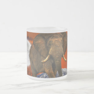 Tasse Givré Afrique sauvage Amateurs d'animaux Big Five