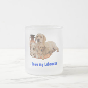 Tasse Givré Aimez mon Labrador
