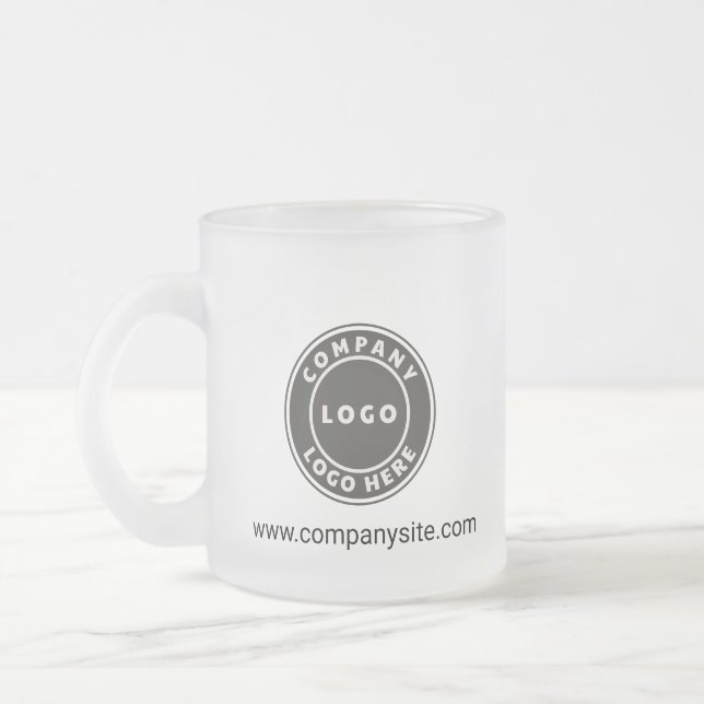 Tasse Givré Ajouter Business Logo Site de l'entreprise Échange (Gauche)
