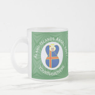Tasse Givré Ålander Drapeau Ange de Noël