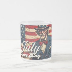 Tasse Givré Âme fière du 4 juillet