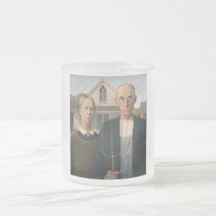 Tasse Givré American Gothic : Vie rurale pauvre paysan