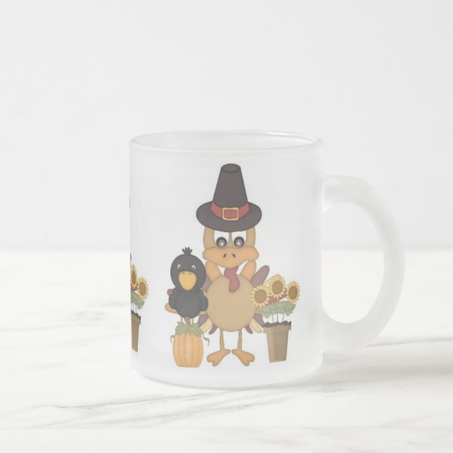 Tasse Givré Amis de la Turquie de thanksgiving (Droit)