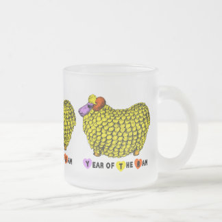 Tasse Givré Amusante bélier jaune chinois Année Zodiaque Anniv