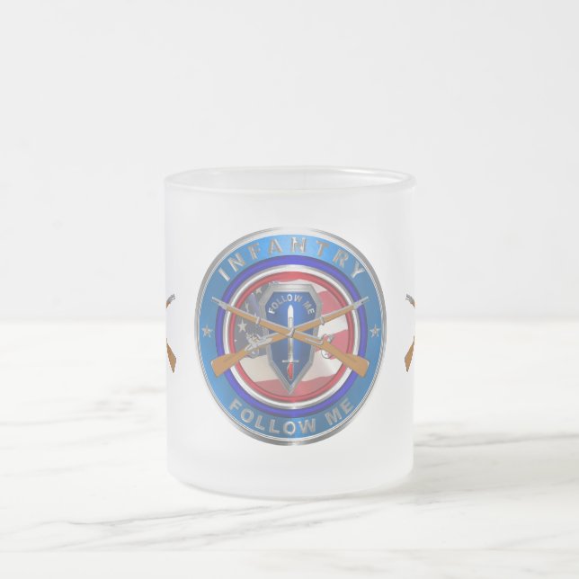 Tasse Givré Ancien combattant de l'infanterie (Centre)