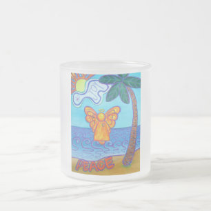 Tasse Givré Angel de la plage de Californie