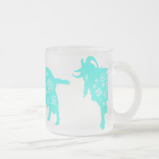 Tasse Givré Année de la chèvre Bleue Mouton de chèvre Brousse
