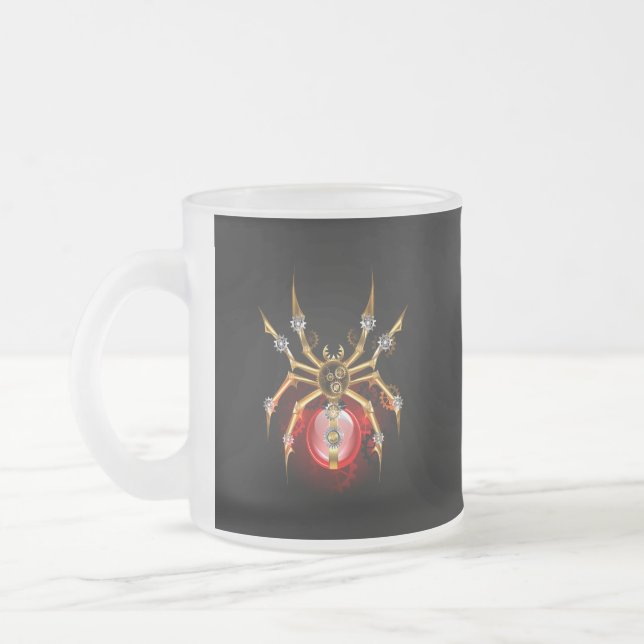 Tasse Givré Araignée en vapeur noire (Gauche)