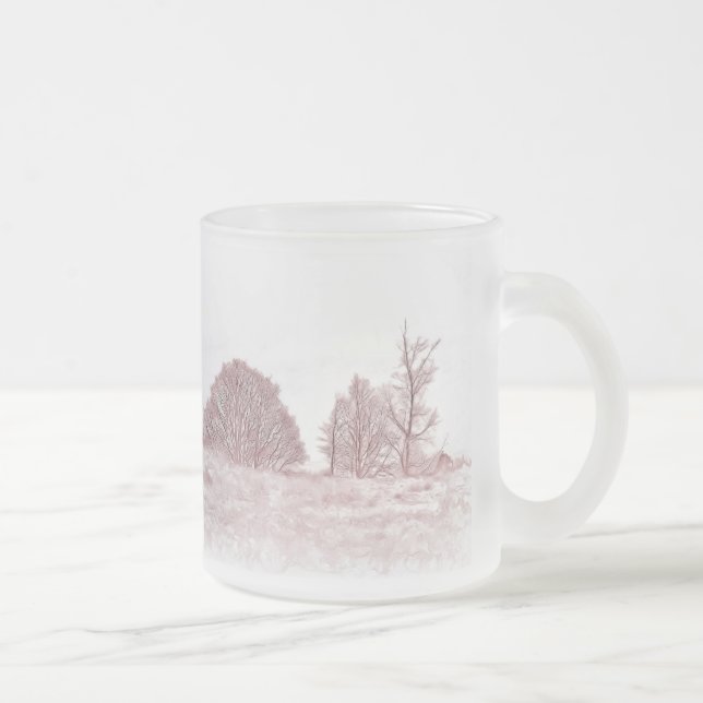 TASSE GIVRÉ ARBRES D'HIVER (Droit)