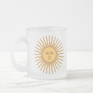 Tasse Givré Argentine Golden Sun, Sol de Mayo