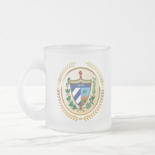Tasse Givré Armoiries de Cuba (Gauche)