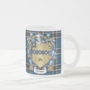 Tasse Givré Armoiries de la famille Thompson (irlandaise)