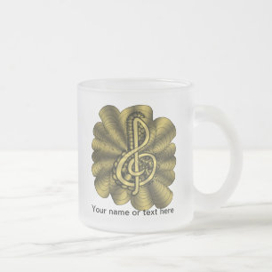Tasse Givré Art musical unique personnalisable