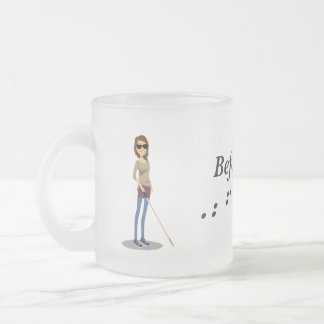 Tasse Givré Avant insecte de café de PIE avec le braille