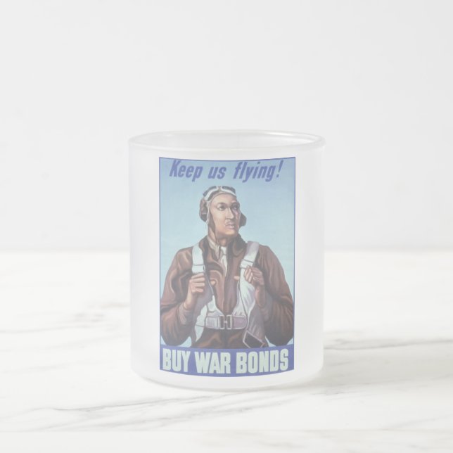 Tasse Givré Aviateurs noirs : Service militaire de combat de 2 (Centre)