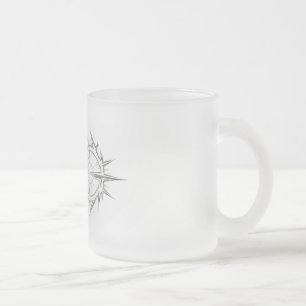 Tasse Givré Bague "NON" à picots et barre oblique
