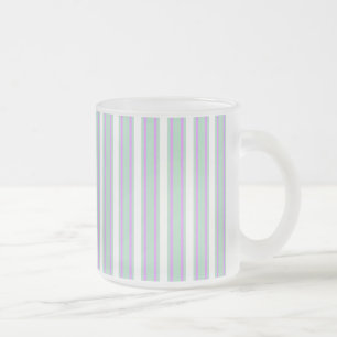 Tasse Givré Bandes de bonbons à la menthe et au lilas