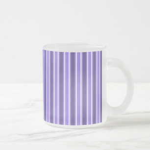Tasse Givré Bandes de bonbons violettes et blanches